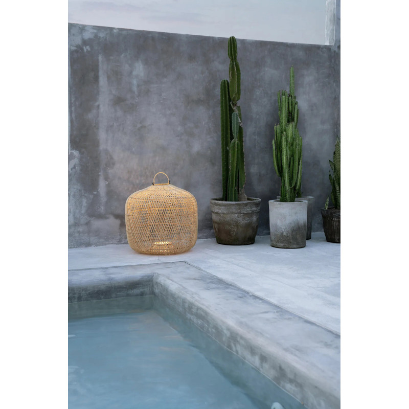 Abat-jour pour suspension 58 cm Rotin Naturel The Batu Bolong 