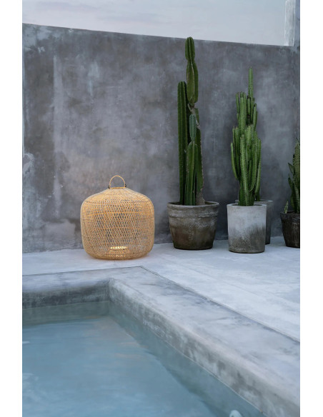 Abat-jour pour suspension 58 cm Rotin Naturel The Batu Bolong 