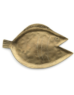 Petit Plateau original Poisson 16 cm Laiton Doré The Dory 