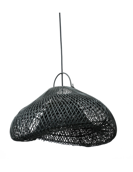 Abat-jour pour suspension 60 cm Rotin Noir The Cloud 