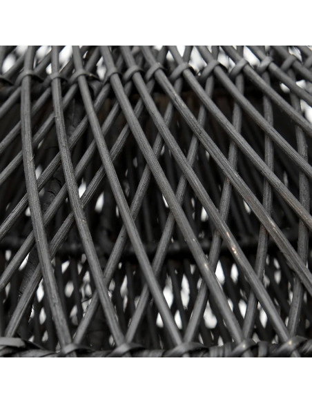 Abat-jour pour suspension 60 cm Rotin Noir The Cloud 