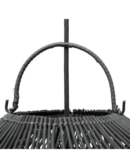 Abat-jour pour suspension 60 cm Rotin Noir The Cloud 