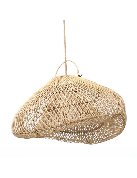 Abat jour original XL Nuage pour suspension 60 cm en Rotin Naturel The Cloud 