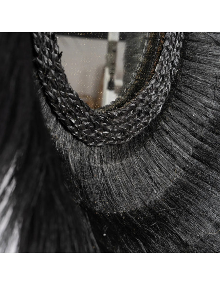 Miroir Mural Rond 90 cm en Herbe Noir The Sunken Forest 