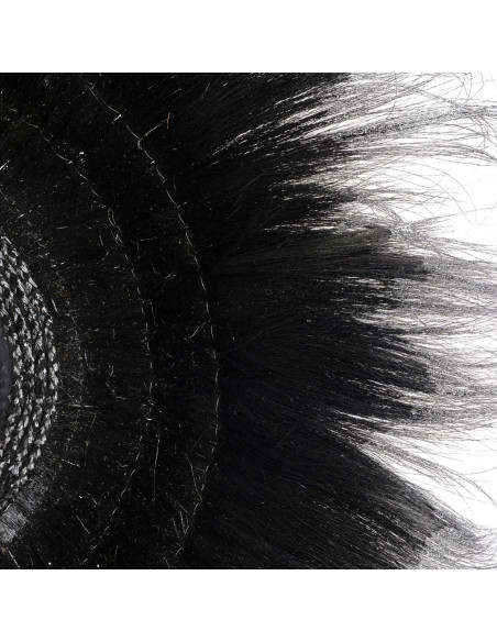 Miroir Mural Rond 90 cm en Herbe Noir The Sunken Forest 