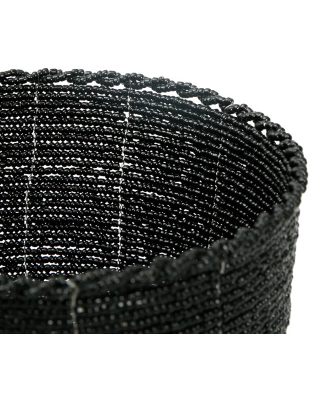 Panier de rangement original Bol 13x10 en Perle Noir The Beaded 