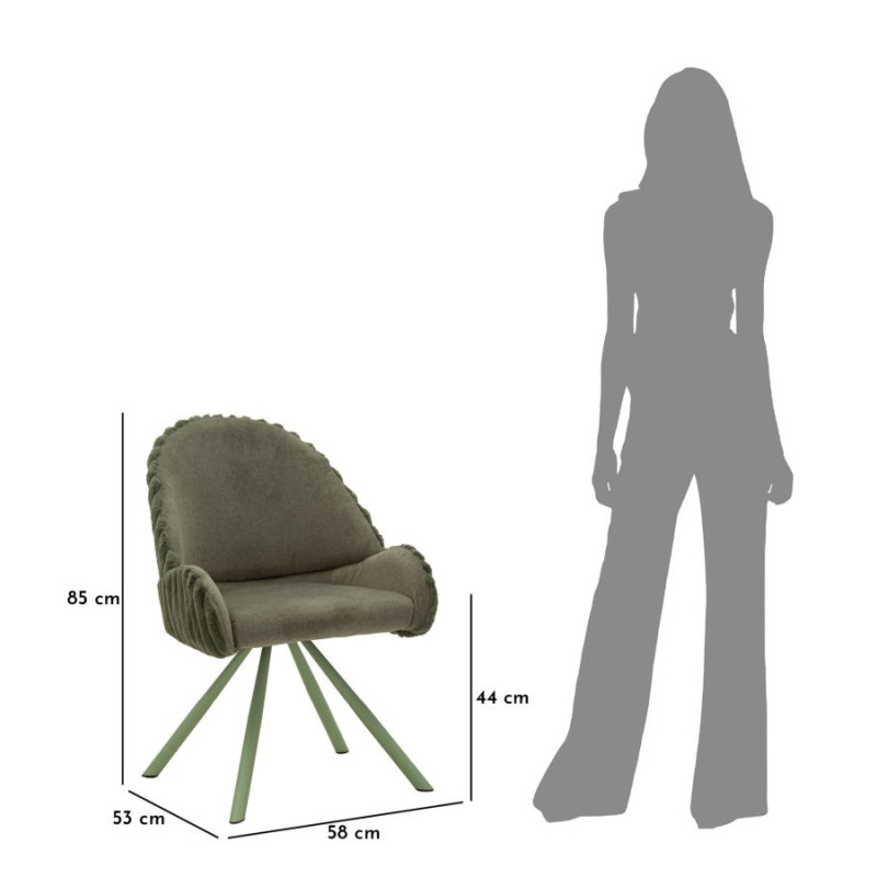 Lot de 2 Chaises salle à manger style...