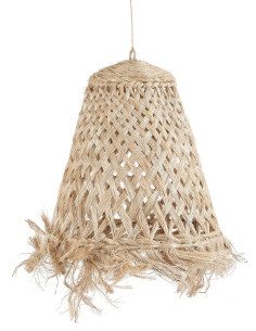 Abat-jour pour suspension 53 cm Herbe d'Abaca Naturel...