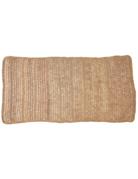Tapis rectangulaire naturel en jonc de mer, raphia, sisal et palmier 200 x 300 cm The Seagrass