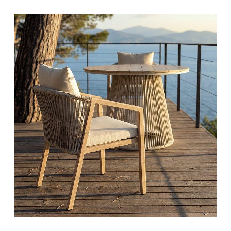 Lot de 4 Chaises de jardin design...