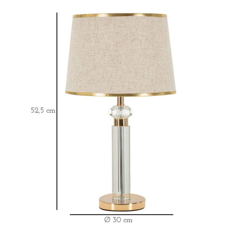 Lampe à poser design chic H 52 cm...