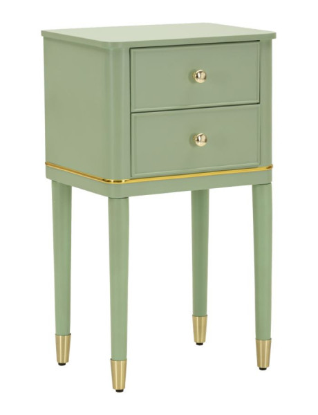 COMODINO CAMILLE VERDE CM 40X30X71 