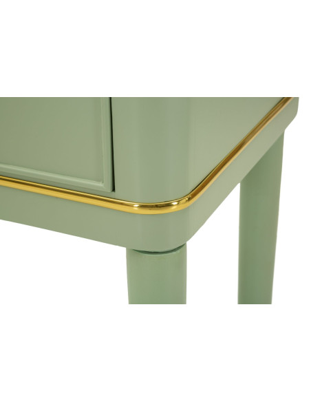 COMODINO CAMILLE VERDE CM 40X30X71 