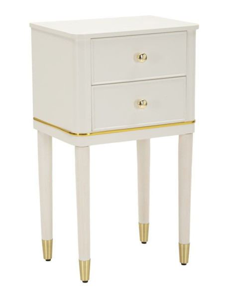COMODINO CAMILLE BIANCO CM 40X30X71 