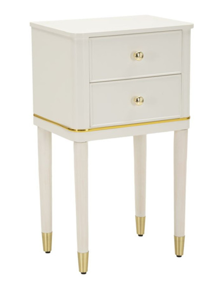 COMODINO CAMILLE BIANCO CM 40X30X71 