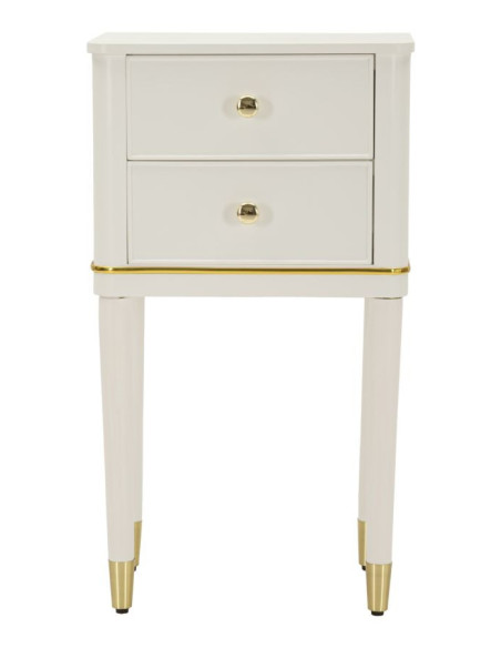 COMODINO CAMILLE BIANCO CM 40X30X71 