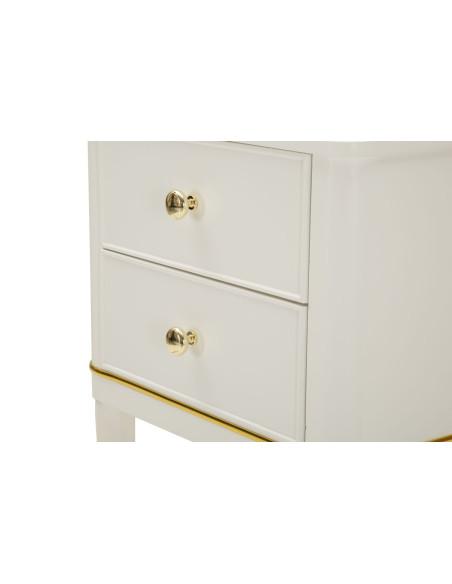 COMODINO CAMILLE BIANCO CM 40X30X71 
