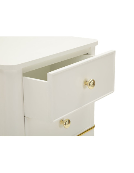 COMODINO CAMILLE BIANCO CM 40X30X71 