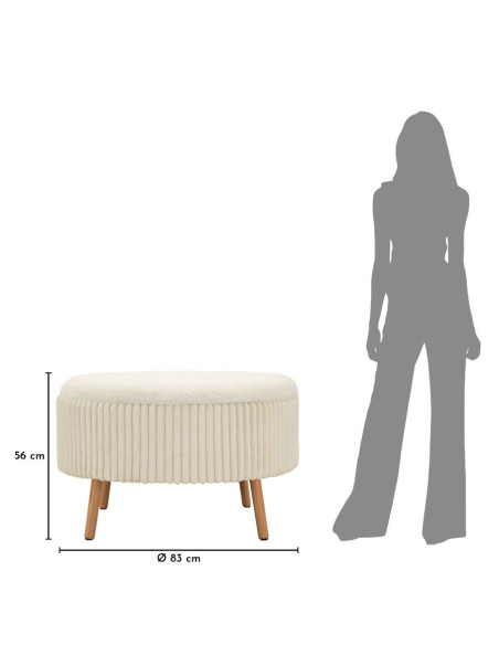 PUFF GOTEBORG BIG CM Ø 83X56 