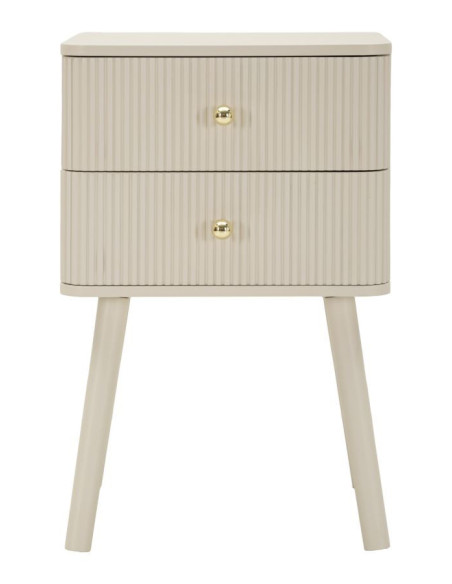 COMODINO 2 CASSETTI SHY CM 34X37,5X59 