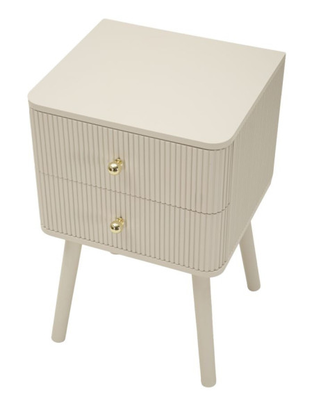 COMODINO 2 CASSETTI SHY CM 34X37,5X59 