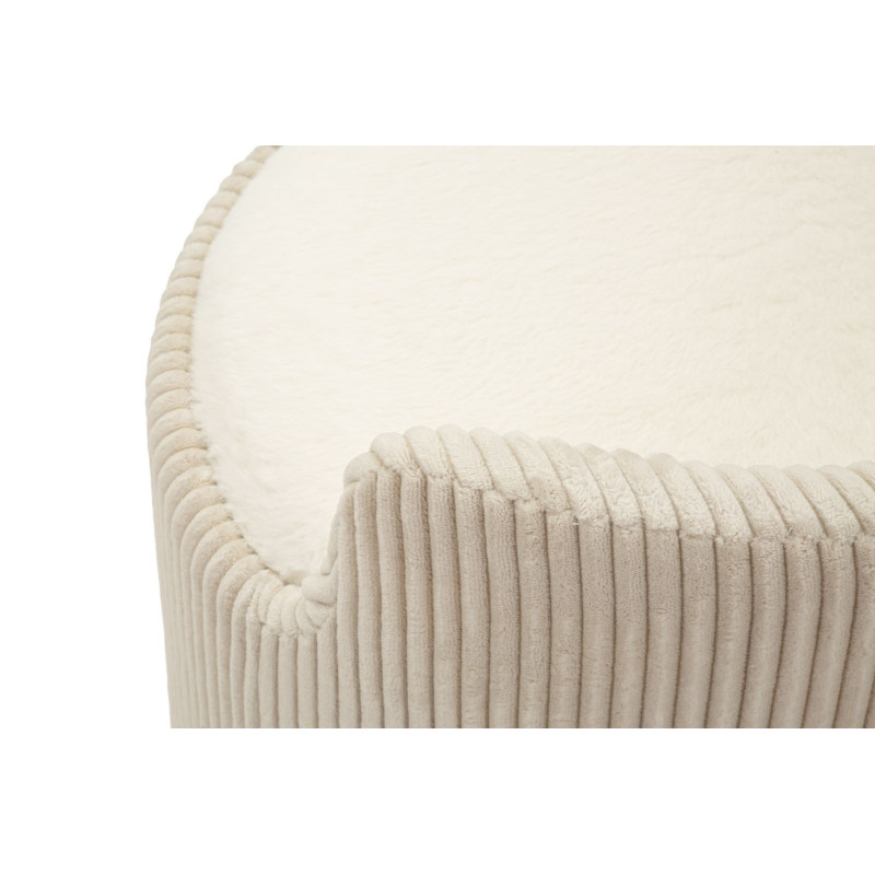 PUFF DA TOLETTA DUBLINO CON CONTENITORE CM Ø 47X53 