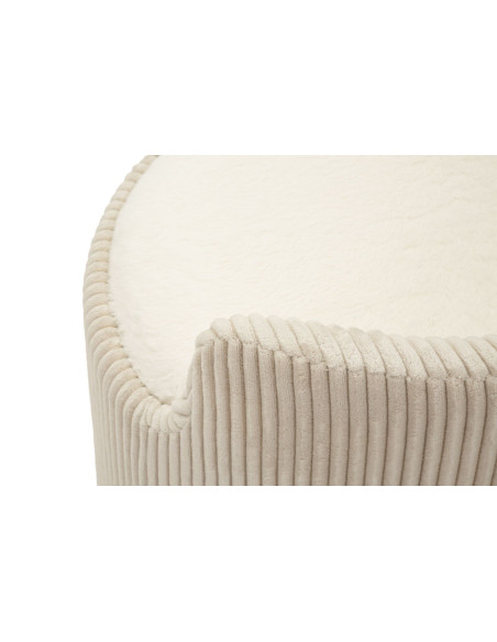 PUFF DA TOLETTA DUBLINO CON CONTENITORE CM Ø 47X53 