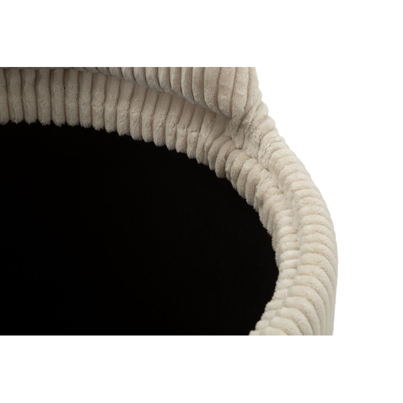 PUFF DA TOLETTA DUBLINO CON CONTENITORE CM Ø 47X53 