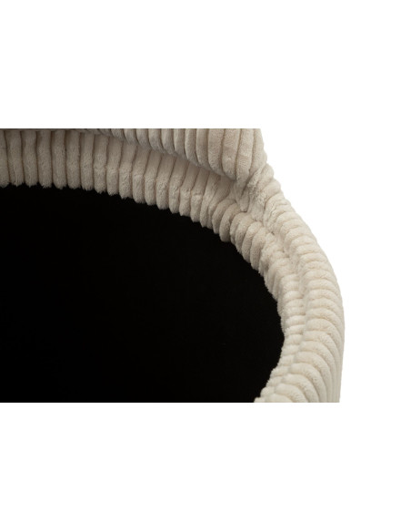 PUFF DA TOLETTA DUBLINO CON CONTENITORE CM Ø 47X53 