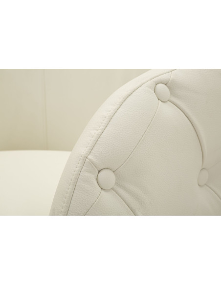 POLTRONA C/PUFF ZAGABRIA CM 76X75X80-Ø 47X35 