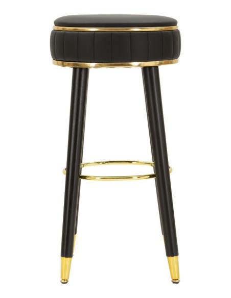SGABELLO BAR LONDON NERO CM Ø 38X74 