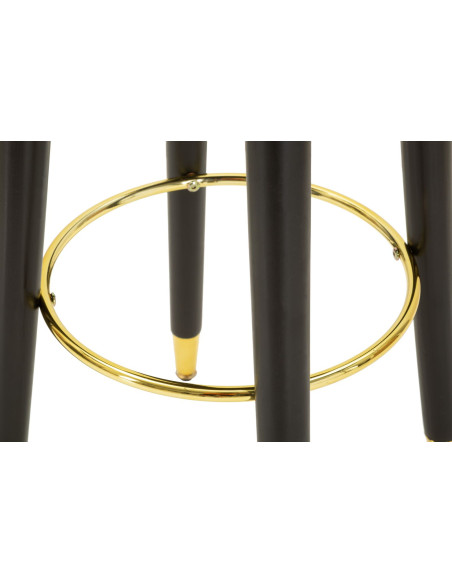 SGABELLO BAR LONDON NERO CM Ø 38X74 