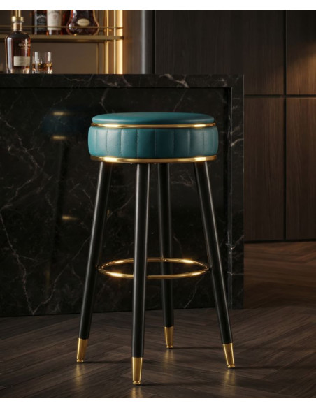 SGABELLO BAR LONDON VERDE CM Ø 38X74 