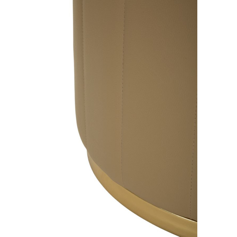 PUFF C/CONTENITORE LONDON MARRONE CM Ø 46,5X44 