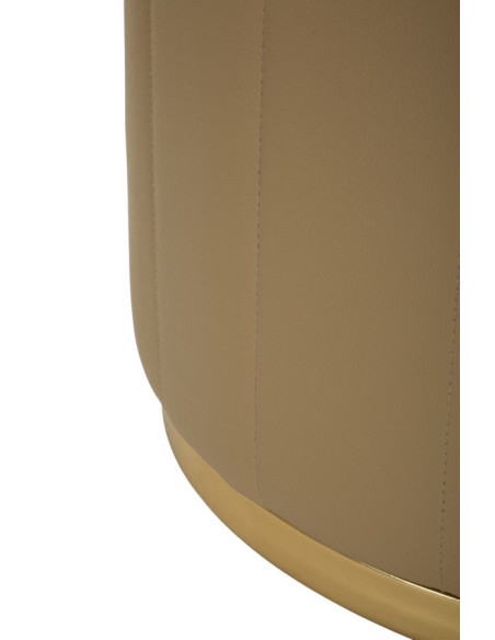 PUFF C/CONTENITORE LONDON MARRONE CM Ø 46,5X44 