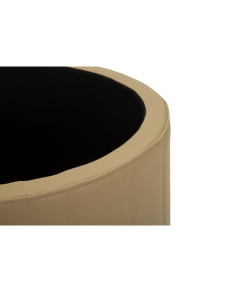 PUFF C/CONTENITORE LONDON MARRONE CM Ø 46,5X44 