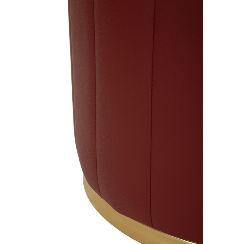 PUFF C/CONTENITORE LONDON ROSSO CM Ø 46,5X44 