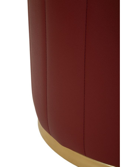 PUFF C/CONTENITORE LONDON ROSSO CM Ø 46,5X44 