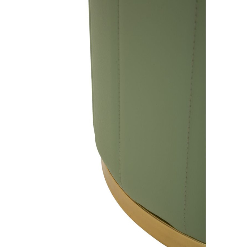 PUFF C/CONTENITORE LONDON VERDE CM Ø 46,5X44 