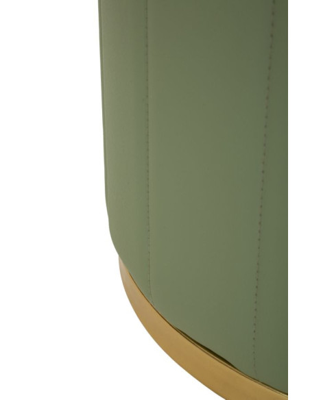 PUFF C/CONTENITORE LONDON VERDE CM Ø 46,5X44 