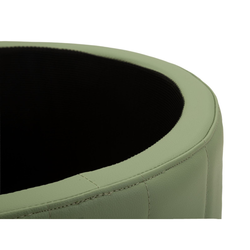 PUFF C/CONTENITORE LONDON VERDE CM Ø 46,5X44 
