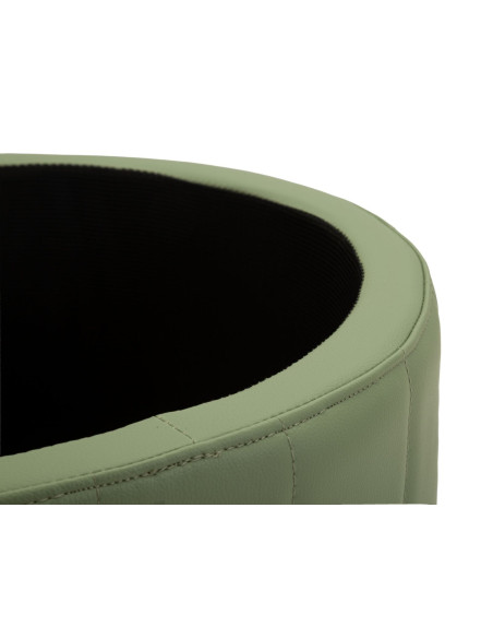 PUFF C/CONTENITORE LONDON VERDE CM Ø 46,5X44 