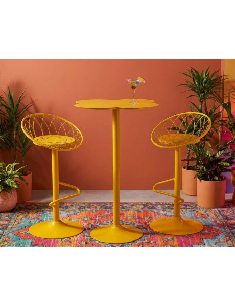 TAVOLO BAR CLOX SENAPE CM Ø 60X103 