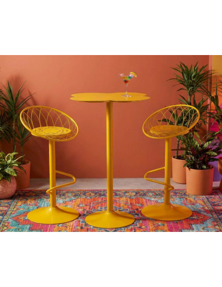 TAVOLO BAR CLOX SENAPE CM Ø 60X103 