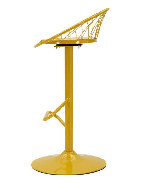 SGABELLO BAR CLOX SENAPE CM 49X45X92 