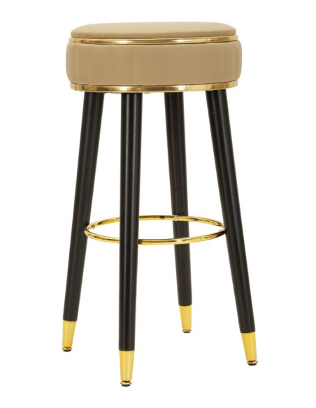 SGABELLO BAR LONDON MARRONE CM Ø 38X74 