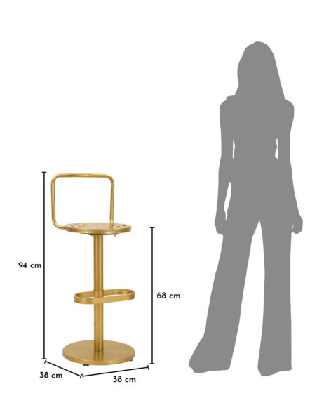 SGABELLO BAR TIXY CM Ø 38X94 