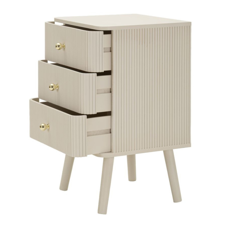COMODINO 3 CASSETTI SHY CM 37,5X34X61 