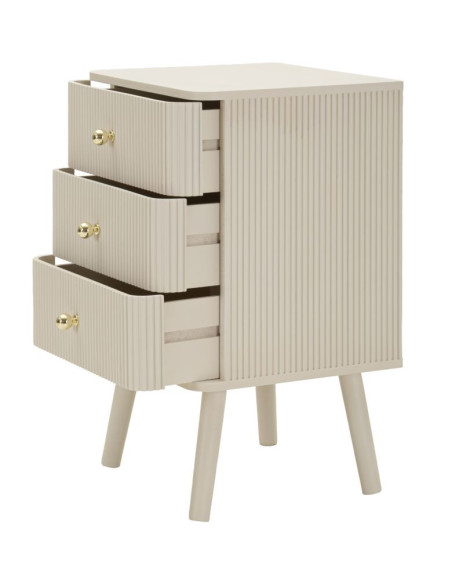 COMODINO 3 CASSETTI SHY CM 37,5X34X61 