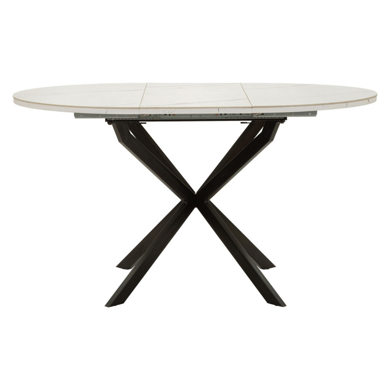 TAVOLO DA PRANZO ALLUNGABILE MARTIN CM Ø 100X78 (APERTO CM 140X100X78) 